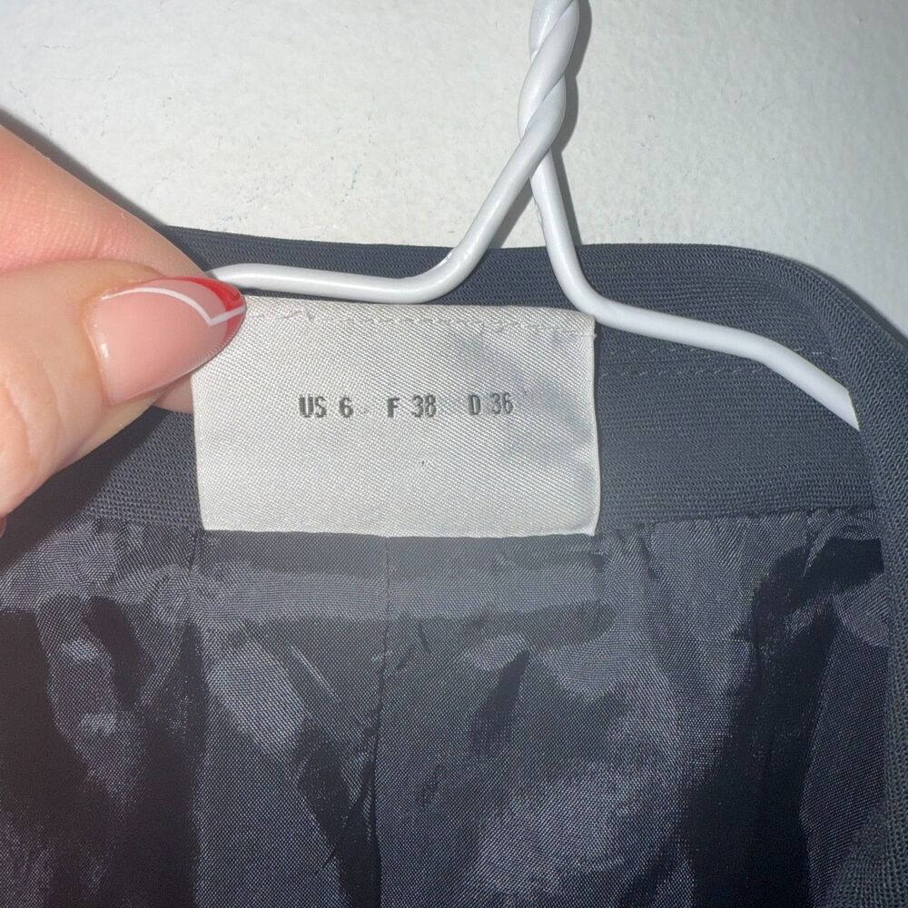 AKRIS Punto Wool Hidden Button Blazer - Black 6 - Picture 9 of 10